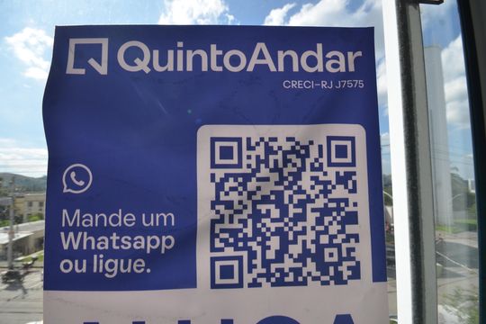 Placa  de apartamento para alugar com 2 quartos, 48m² em Campo Grande, Rio de Janeiro