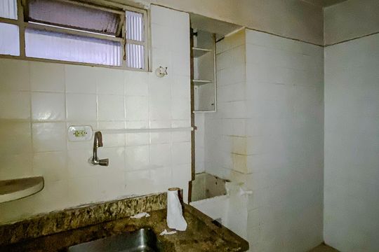 Cozinha e Área de Serviço de apartamento à venda com 2 quartos, 42m² em Brás, São Paulo