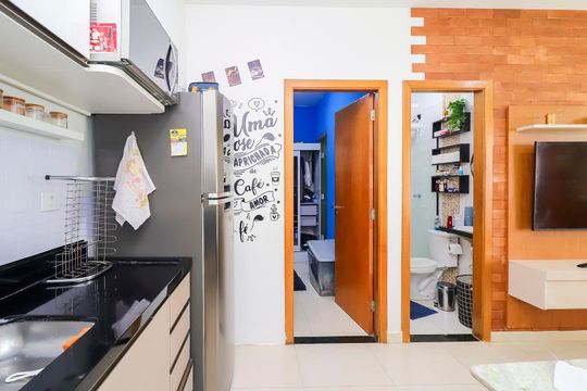 Cozinha de apartamento à venda com 2 quartos, 36m² em Parada Xv de Novembro, São Paulo