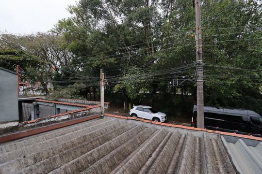 Vista da Sacada da Suíte de casa à venda com 3 quartos, 210m² em Vila Curuçá, Santo André