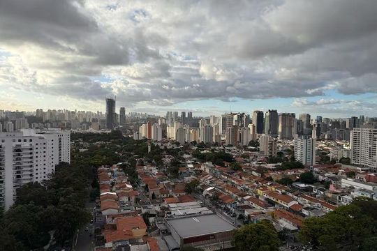 Vista/Studio de kitnet/studio à venda com 1 quarto, 26m² em Santo Amaro, São Paulo