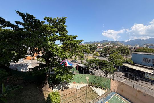 Vista da Varanda da Sala de apartamento à venda com 1 quarto, 40m² em Jacarepaguá, Rio de Janeiro