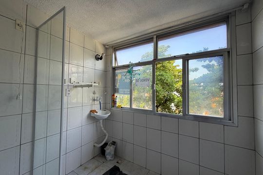 Área de serviço  de apartamento à venda com 1 quarto, 40m² em Jacarepaguá, Rio de Janeiro