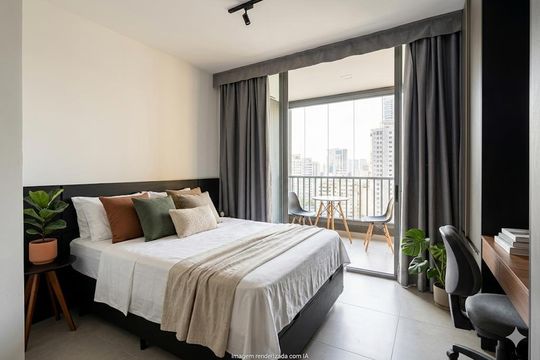 Apartamento à venda com 1 quarto, 28m² em Perdizes, São Paulo