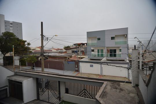 Vista da varanda de apartamento à venda com 3 quartos, 103m² em Pinheirinho, Santo André