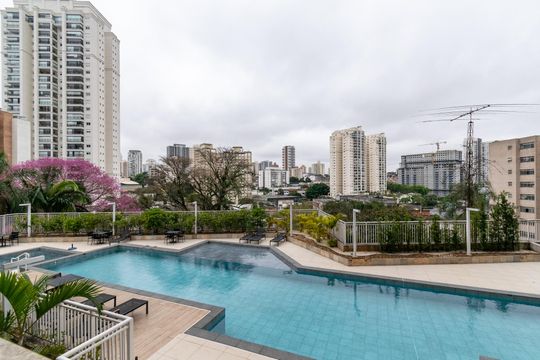 Vista da Varanda de apartamento para alugar com 2 quartos, 115m² em Jardim Prudência, São Paulo