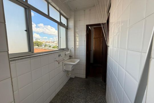 Área de serviço de apartamento à venda com 3 quartos, 95m² em Santa Tereza, Belo Horizonte