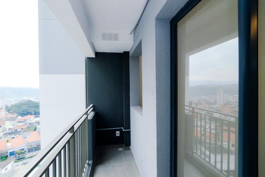 Varanda da Sala de apartamento à venda com 1 quarto, 43m² em Vila Rosalia, Guarulhos