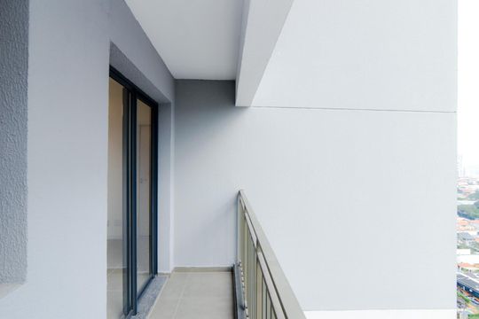 Varanda da Sala de apartamento à venda com 1 quarto, 43m² em Vila Rosalia, Guarulhos