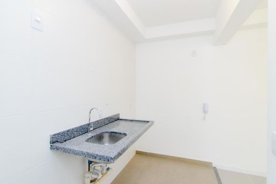 Cozinha de apartamento à venda com 1 quarto, 43m² em Vila Rosalia, Guarulhos