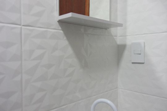 Banheiro Suíte de apartamento para alugar com 1 quarto, 40m² em Ferrazópolis, São Bernardo do Campo