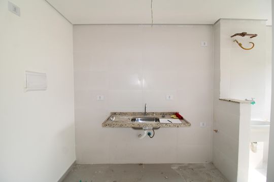 Sala/Cozinha de apartamento à venda com 2 quartos, 50m² em Parada Inglesa, São Paulo