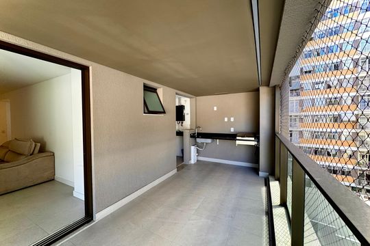Varanda da Sala de apartamento à venda com 3 quartos, 138m² em Botafogo, Rio de Janeiro