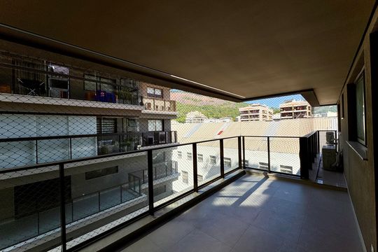 Varanda da Sala de apartamento à venda com 3 quartos, 138m² em Botafogo, Rio de Janeiro