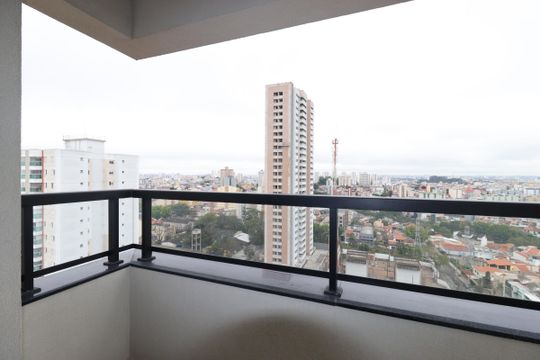 Varanda da Suíte 2 de apartamento à venda com 3 quartos, 323m² em Campestre, Santo André