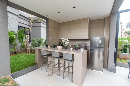 Área comum de kitnet/studio para alugar com 0 quarto, 30m² em Sacomã, São Paulo