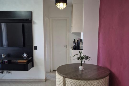 Sala de apartamento à venda com 1 quarto, 40m² em Vila Príncipe de Gales, Santo André