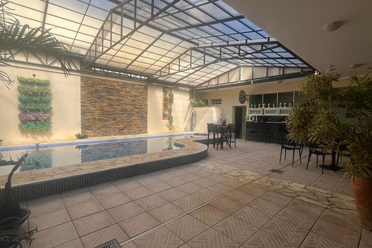 Área comum - Piscina de casa para alugar com 6 quartos, 799m² em Parque Alto Taquaral, Campinas