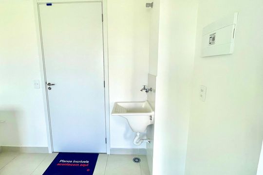 Área de Serviço de apartamento para alugar com 2 quartos, 33m² em Parque Novo Mundo, São Paulo