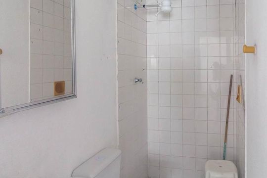 Banheiro de kitnet/studio à venda com 1 quarto, 40m² em Campos Elíseos, São Paulo