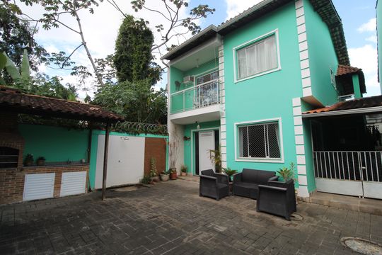 Quintal de casa de condomínio à venda com 4 quartos, 140m² em Taquara, Rio de Janeiro