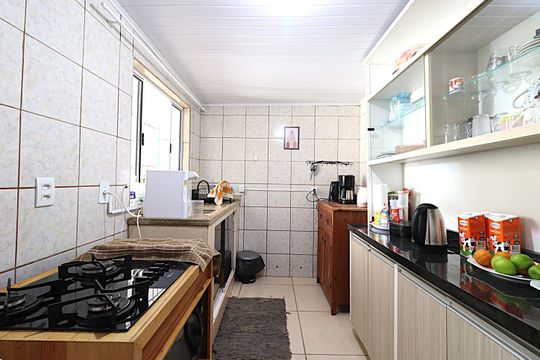 Cozinha de casa para alugar com 2 quartos, 64m² em Vila Augusta, Viamão