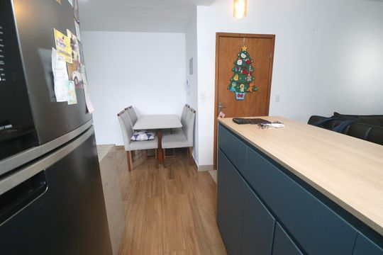 Cozinha de apartamento à venda com 2 quartos, 135m² em Jardim Stetel, Santo André