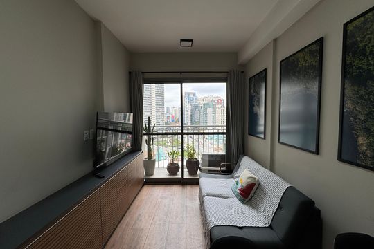 Sala de kitnet/studio à venda com 1 quarto, 27m² em Vila Nova Conceição, São Paulo