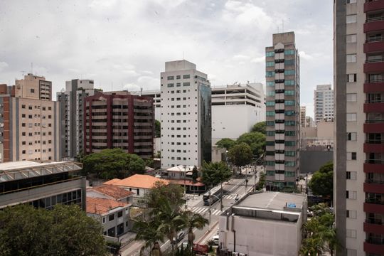 Vista da Varanda de kitnet/studio para alugar com 1 quarto, 30m² em Vila Clementino, São Paulo