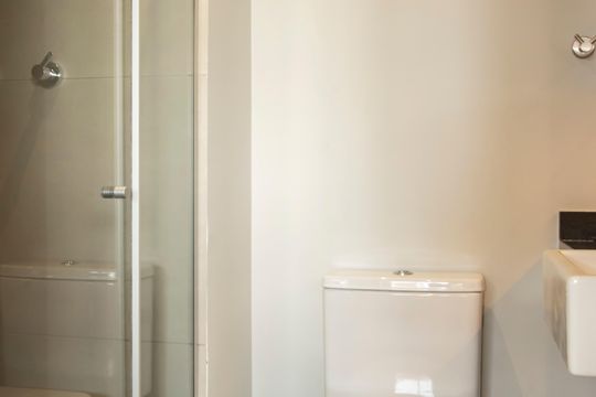 Banheiro Social de kitnet/studio para alugar com 1 quarto, 29m² em Vila Clementino, São Paulo