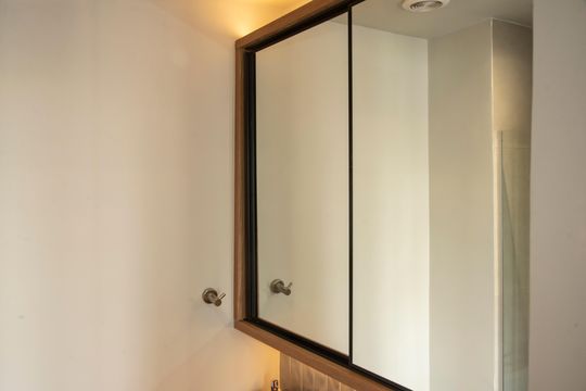 Banheiro Social de kitnet/studio para alugar com 1 quarto, 29m² em Vila Clementino, São Paulo
