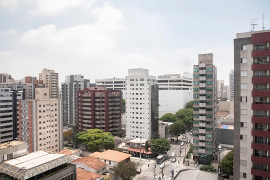 Vista da Varanda  de kitnet/studio para alugar com 1 quarto, 29m² em Vila Clementino, São Paulo