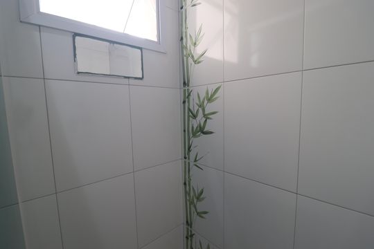 Banheiro Social de apartamento à venda com 2 quartos, 100m² em Jardim Ana Maria, Santo André