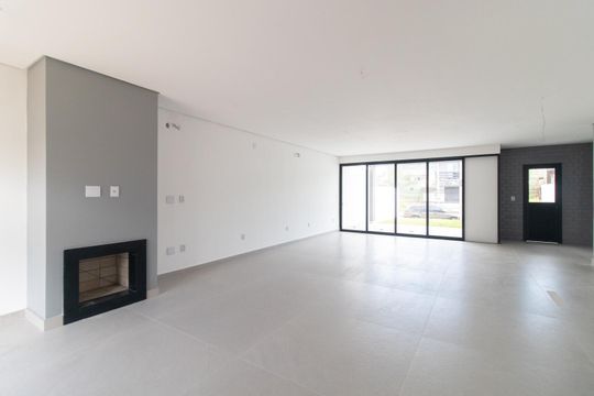 Sala de casa de condomínio à venda com 3 quartos, 158m² em Aberta dos Morros, Porto Alegre