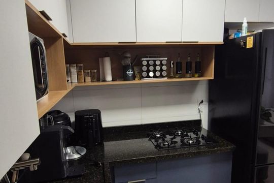 Cozinha de apartamento para alugar com 2 quartos, 41m² em Artur Alvim, São Paulo