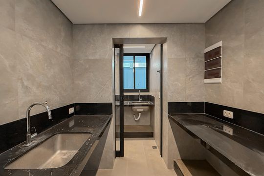 Cozinha de apartamento à venda com 2 quartos, 97m² em Santa Efigênia, Belo Horizonte