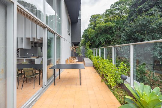 Área comum de kitnet/studio para alugar com 1 quarto, 30m² em Pinheiros, São Paulo