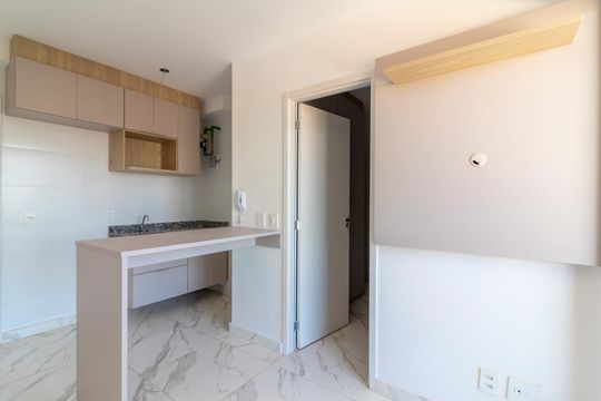 Sala de apartamento à venda com 1 quarto, 29m² em Carandiru, São Paulo