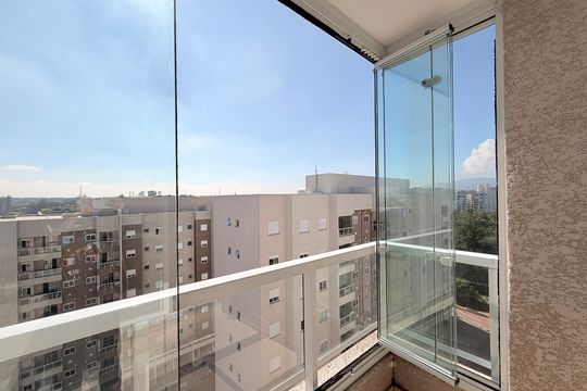 Sacada de apartamento à venda com 2 quartos, 58m² em Medeiros, Jundiaí