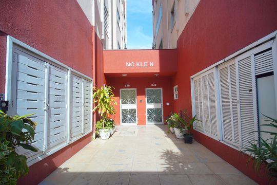 Fachada do bloco de apartamento à venda com 1 quarto, 50m² em Centro, São Leopoldo