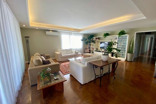Sala de apartamento à venda com 4 quartos, 280m² em Jardim Paulista, São Paulo