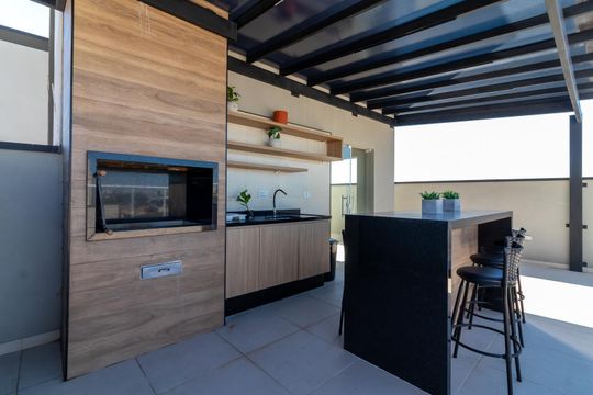 Área comum - Churrasqueira de apartamento à venda com 1 quarto, 24m² em Santana, São Paulo