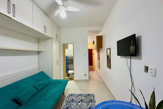 Sala/Quarto de kitnet/studio para alugar com 1 quarto, 16m² em Botafogo, Rio de Janeiro