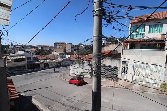 Vista Área de Serviço de casa à venda com 2 quartos, 70m² em Jardim Magali, Santo André