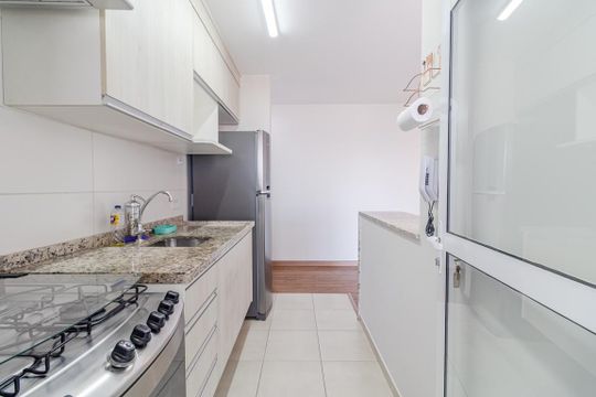 Cozinha de apartamento à venda com 2 quartos, 62m² em Sumaré, São Paulo