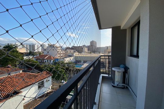 Sacada de apartamento à venda com 3 quartos, 77m² em Cachambi, Rio de Janeiro