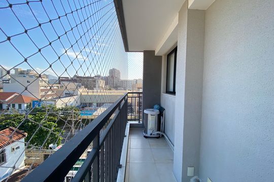 Sacada de apartamento à venda com 3 quartos, 77m² em Cachambi, Rio de Janeiro