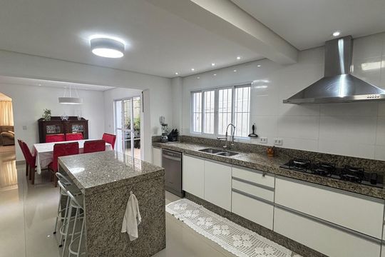 Cozinha de casa à venda com 4 quartos, 160m² em Jardim, Santo André