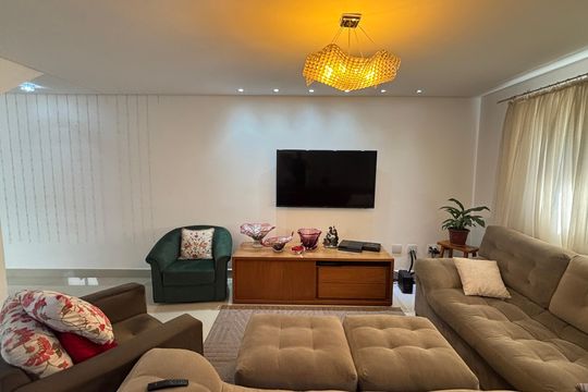 Sala de casa à venda com 4 quartos, 160m² em Jardim, Santo André