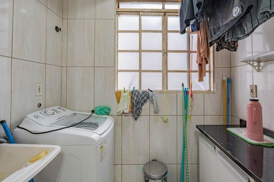 Área de Serviço de apartamento à venda com 2 quartos, 60m² em Vila Heliopolis, São Paulo